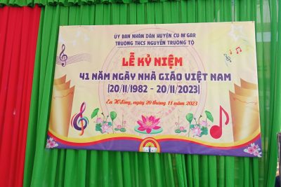 Lễ kỷ niệm 41 năm ngày Nhà giáo Việt Nam ( 20/11/1982-20/11/2023)